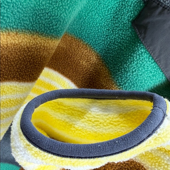 VINTAGE PATAGONIA SNAP-T MENS PAINTED FITZ STRIPE SYNCHILLA FLEECE
PULLOVER - Picture 5 of 10